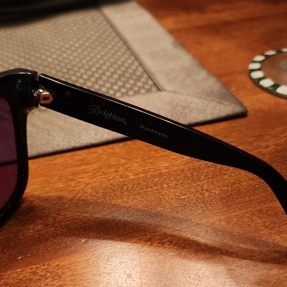 Brighton Black Sunglasses With Silver Hardware - Picture 2 of 3